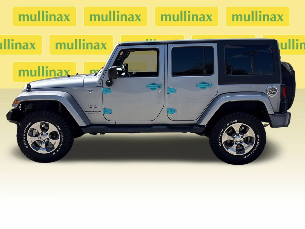 2016 Billet Silver Metallic Clearcoat Jeep Wrangler Unlimited Sahara 4X4 SUV
