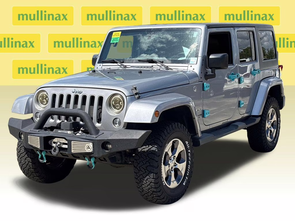 2016 Billet Silver Metallic Clearcoat Jeep Wrangler Unlimited Sahara 4X4 SUV