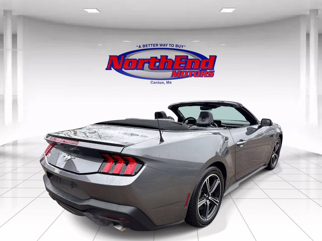 2024 Gray Metallic Ford Mustang EcoBoost Premium RWD Convertible