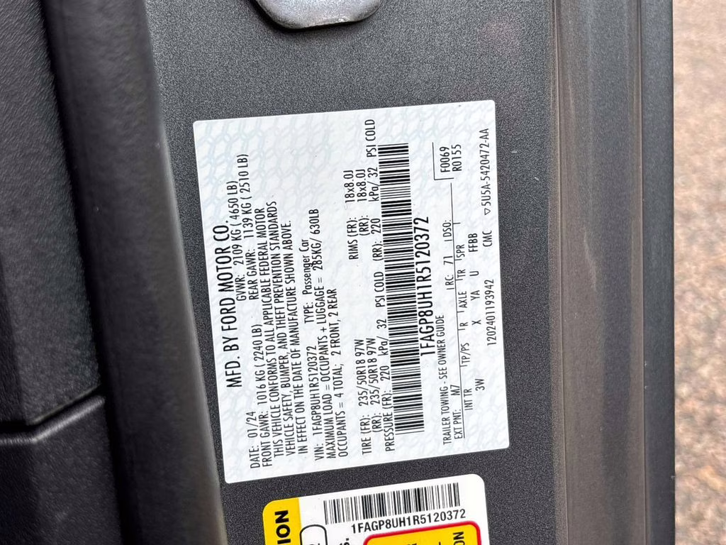 2024 Gray Metallic Ford Mustang EcoBoost Premium RWD Convertible
