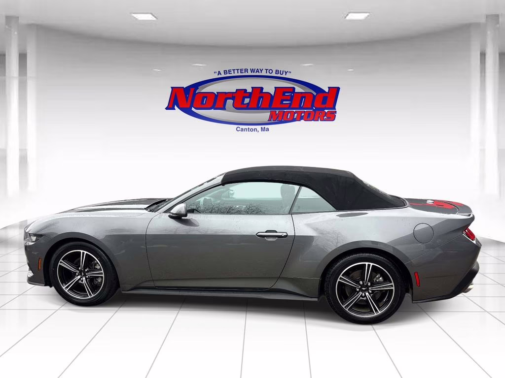 2024 Gray Metallic Ford Mustang EcoBoost Premium RWD Convertible