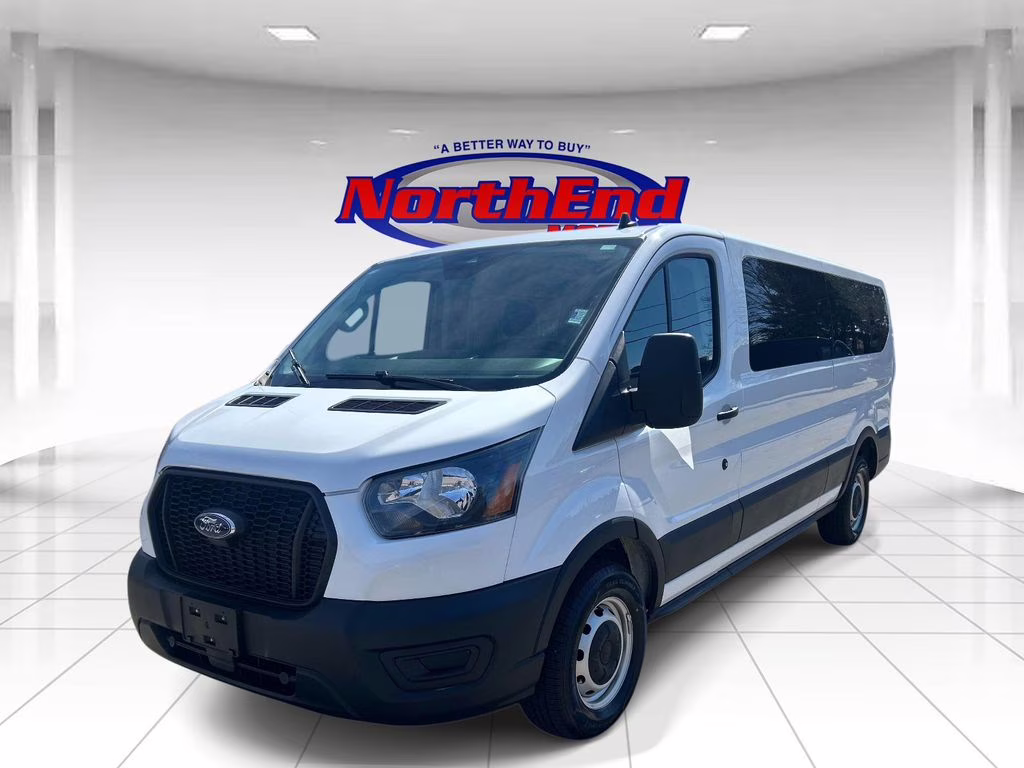 2023 Oxford White Ford Transit-350 XL RWD Crossover