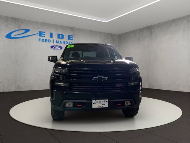 2020 Black Chevrolet Silverado 1500 LT Trail Boss 4X4 Truck
