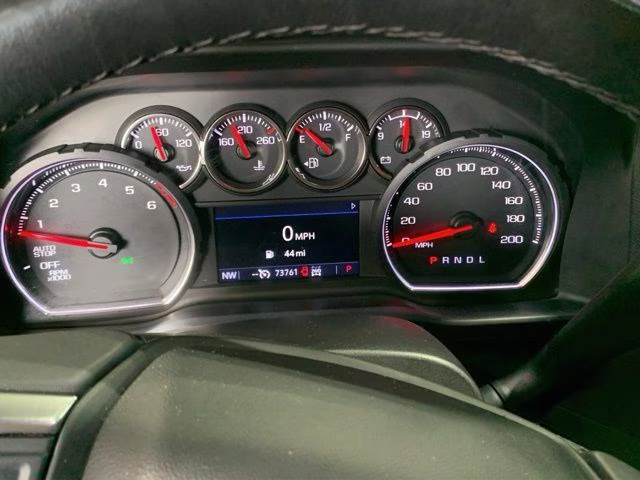 2020 Black Chevrolet Silverado 1500 LT Trail Boss 4X4 Truck