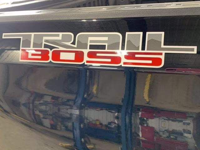 2020 Black Chevrolet Silverado 1500 LT Trail Boss 4X4 Truck