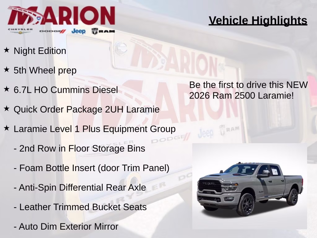 2026 Ceramic Gray Clearcoat Ram 2500 Laramie 4X4 Truck