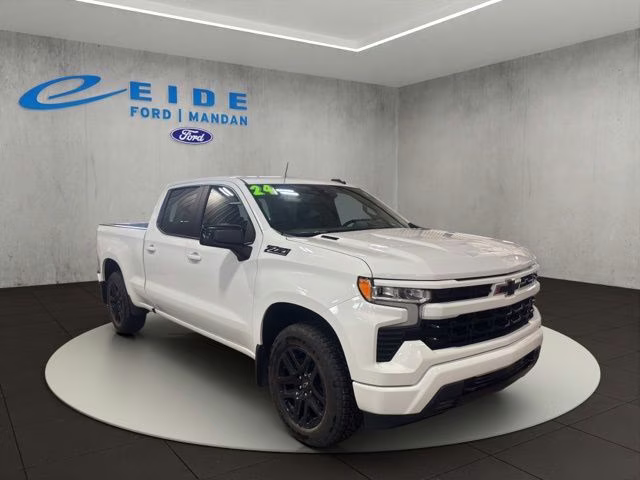 2024 Summit White Chevrolet Silverado 1500 RST 4X4 Truck