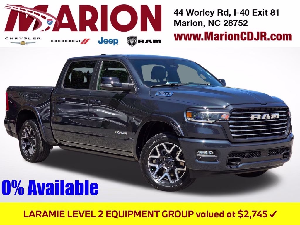 2026 Forged Blue Metallic Ram 1500 Laramie 4X4 Truck