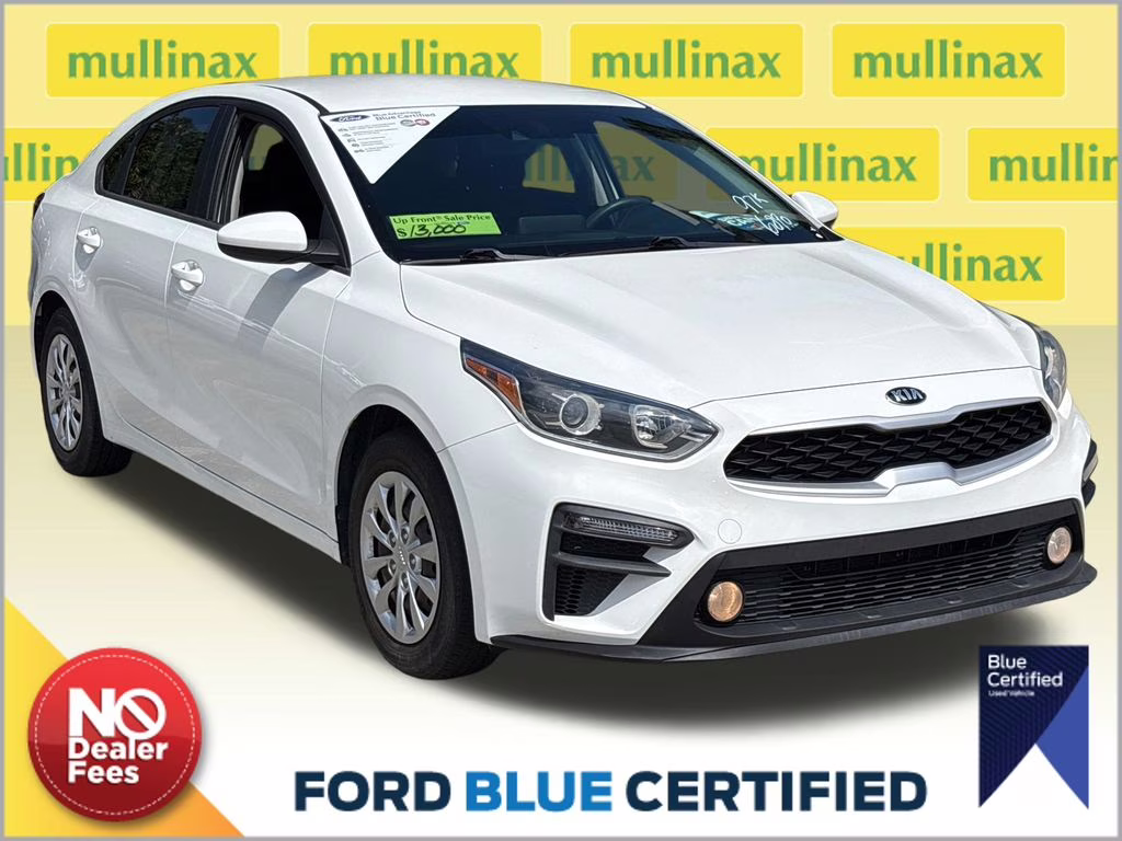 2021 Clear White Kia Forte FE FWD Sedan