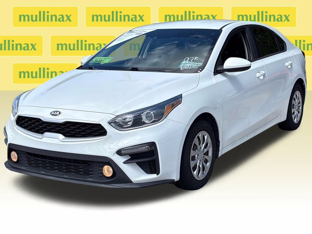 2021 Clear White Kia Forte FE FWD Sedan