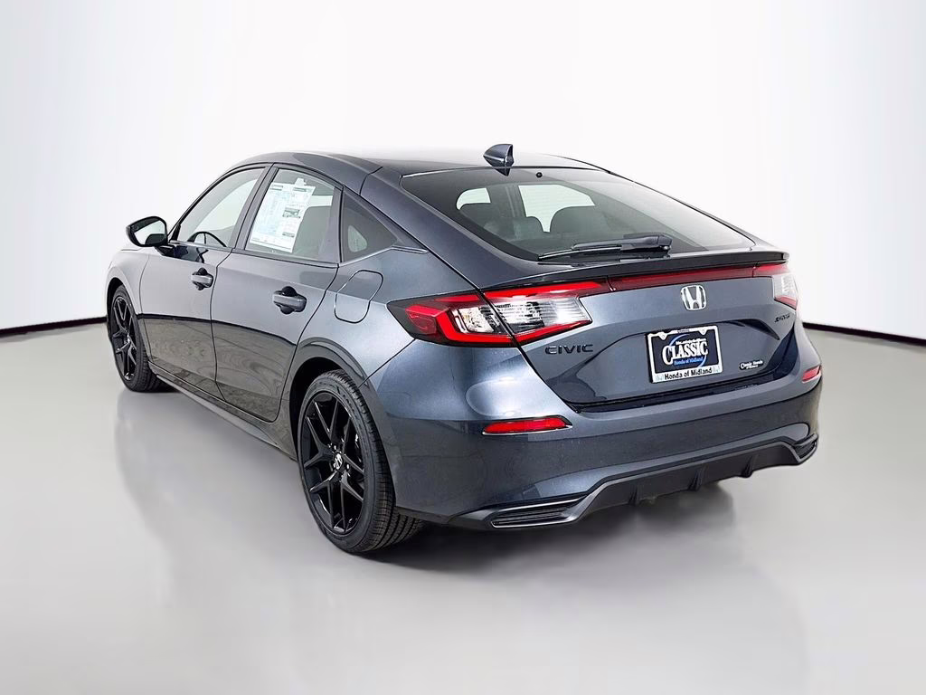 2026 Meteorite Gray Metallic Honda Civic Sport FWD Hatchback