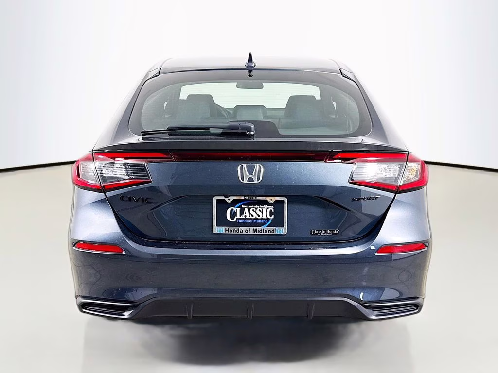 2026 Meteorite Gray Metallic Honda Civic Sport FWD Hatchback