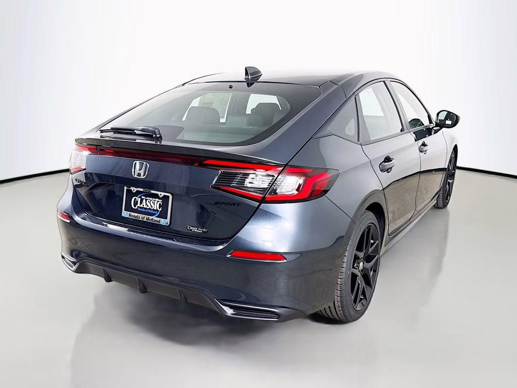 2026 Meteorite Gray Metallic Honda Civic Sport FWD Hatchback