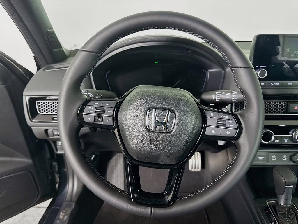 2026 Meteorite Gray Metallic Honda Civic Sport FWD Hatchback
