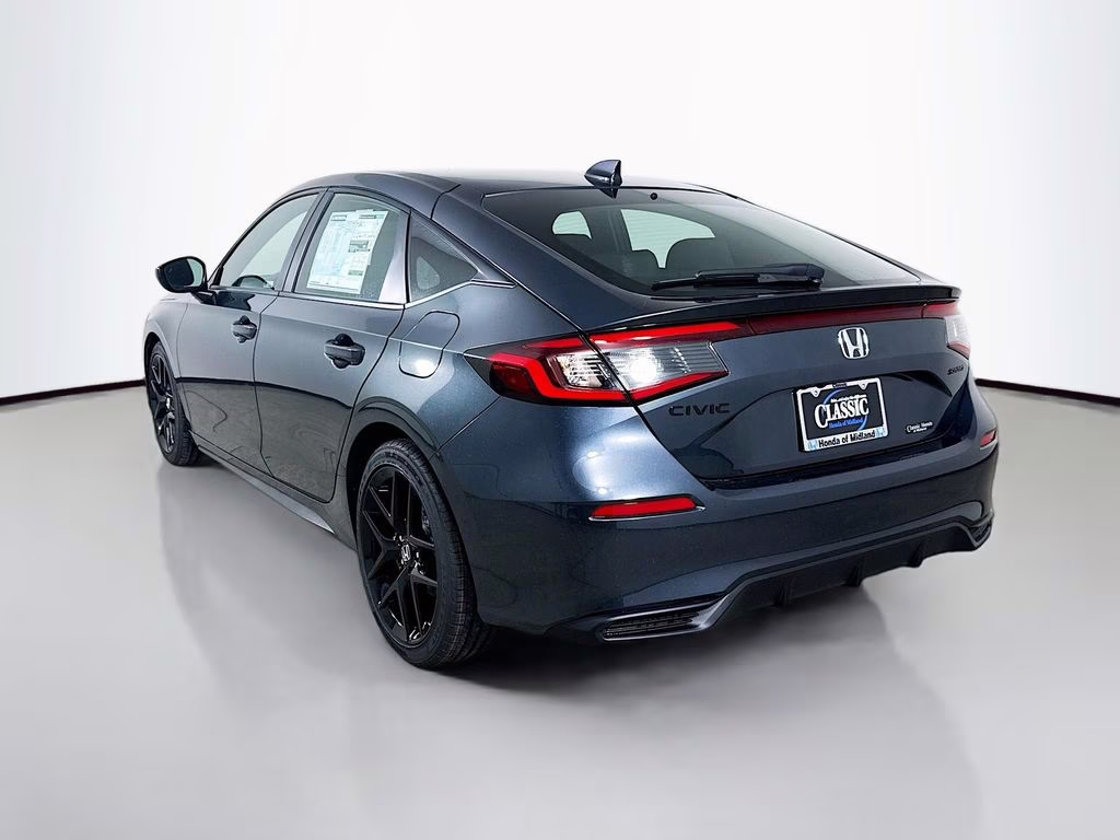 2026 Meteorite Gray Metallic Honda Civic Sport FWD Hatchback