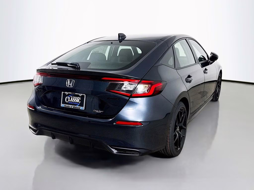 2026 Meteorite Gray Metallic Honda Civic Sport FWD Hatchback