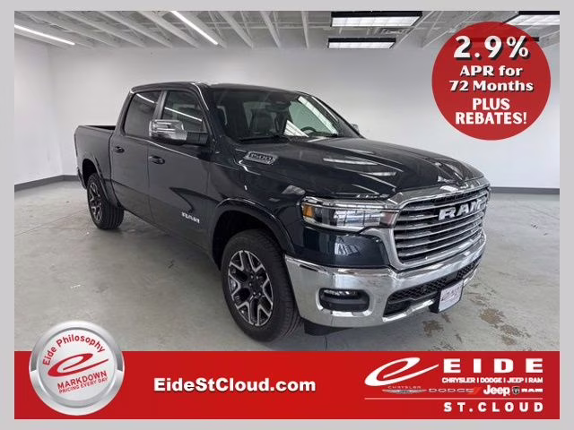 2026 Forged Blue Metallic Ram 1500 Laramie 4X4 Truck