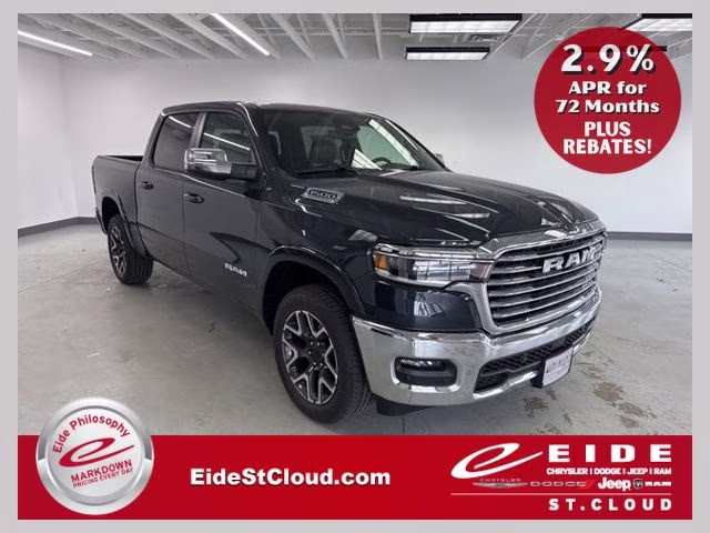 2026 Forged Blue Metallic Ram 1500 Laramie 4X4 Truck