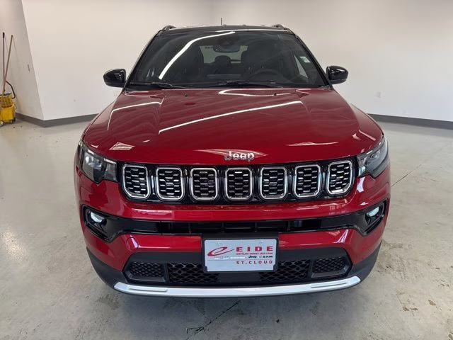 2026 Red Hot Pearlcoat Jeep Compass Limited 4X4 SUV