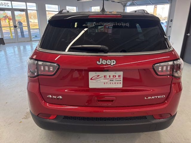 2026 Red Hot Pearlcoat Jeep Compass Limited 4X4 SUV