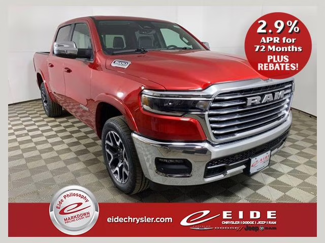 2026 Molten Red Pearlcoat Ram 1500 Laramie 4X4 Truck
