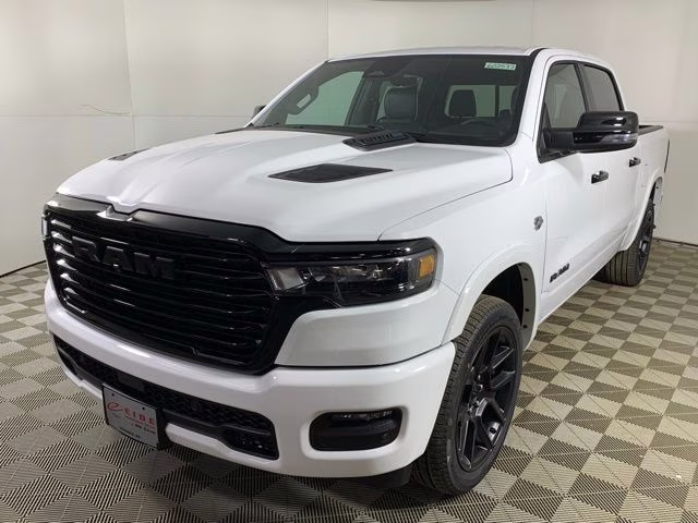 2026 Bright White Clearcoat Ram 1500 Laramie Night Edition 4X4 Truck