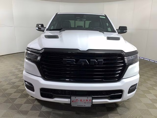 2026 Bright White Clearcoat Ram 1500 Laramie Night Edition 4X4 Truck