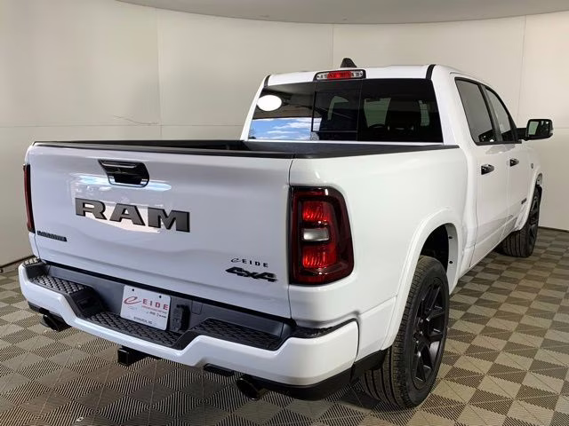 2026 Bright White Clearcoat Ram 1500 Laramie Night Edition 4X4 Truck