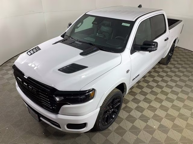 2026 Bright White Clearcoat Ram 1500 Laramie Night Edition 4X4 Truck