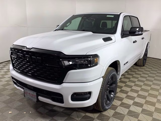 2026 Bright White Clearcoat Ram 1500 Big Horn Night Edition 4X4 Truck