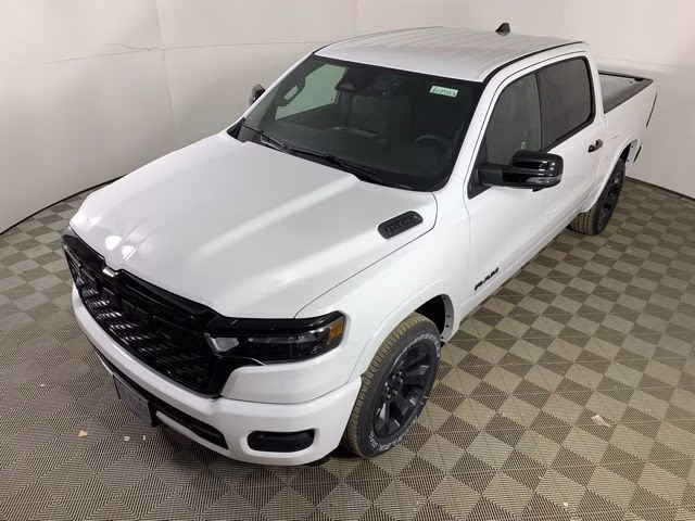2026 Bright White Clearcoat Ram 1500 Big Horn Night Edition 4X4 Truck