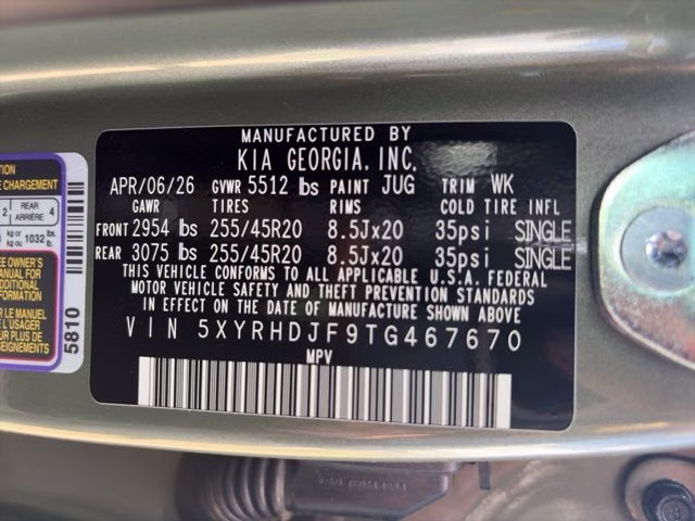 2026 Jungle Green Kia Sorento X-Line EX AWD SUV