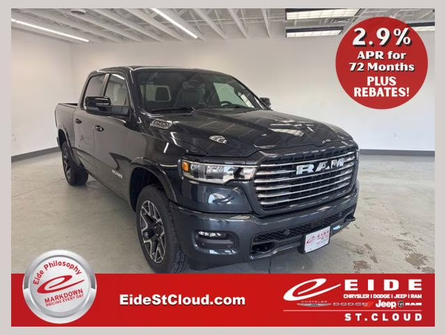 2026 Forged Blue Metallic Ram 1500 Laramie 4X4 Truck