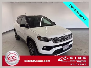 2026 Bright White Clearcoat Jeep Compass Limited 4X4 SUV