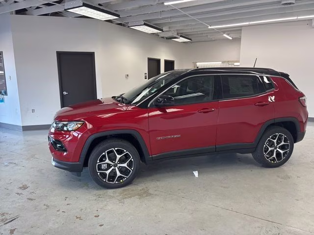 2026 Red Hot Pearlcoat Jeep Compass Limited 4X4 SUV