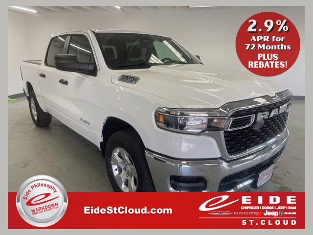 2026 Bright White Clearcoat Ram 1500 Tradesman 4X4 Truck