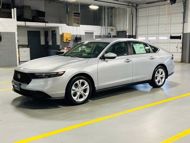 2026 Solar Silver Metallic Honda Accord LX FWD Sedan