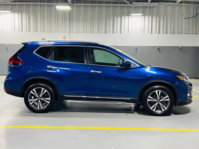 2018 Caspian Blue Nissan Rogue SL AWD SUV