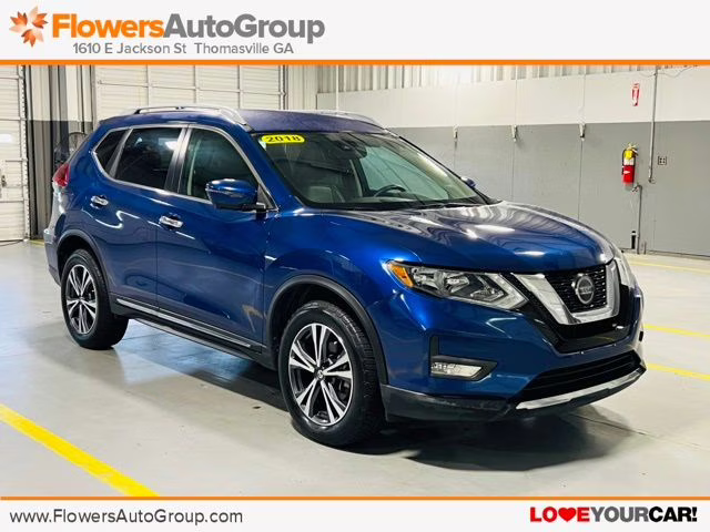 2018 Caspian Blue Nissan Rogue SL AWD SUV