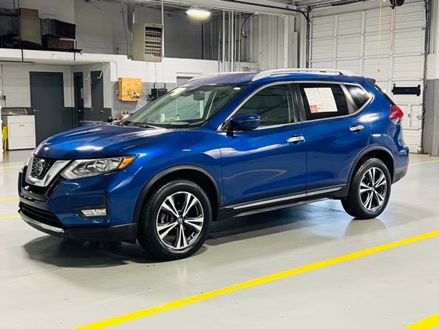 2018 Caspian Blue Nissan Rogue SL AWD SUV