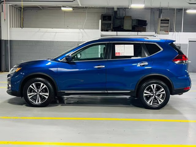 2018 Caspian Blue Nissan Rogue SL AWD SUV