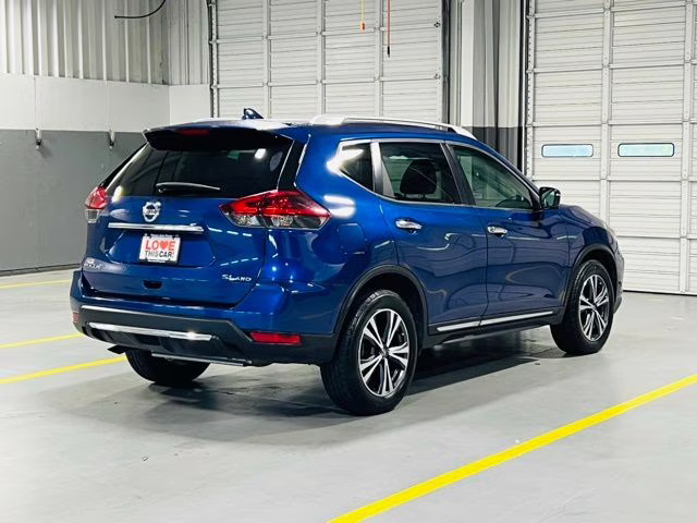 2018 Caspian Blue Nissan Rogue SL AWD SUV