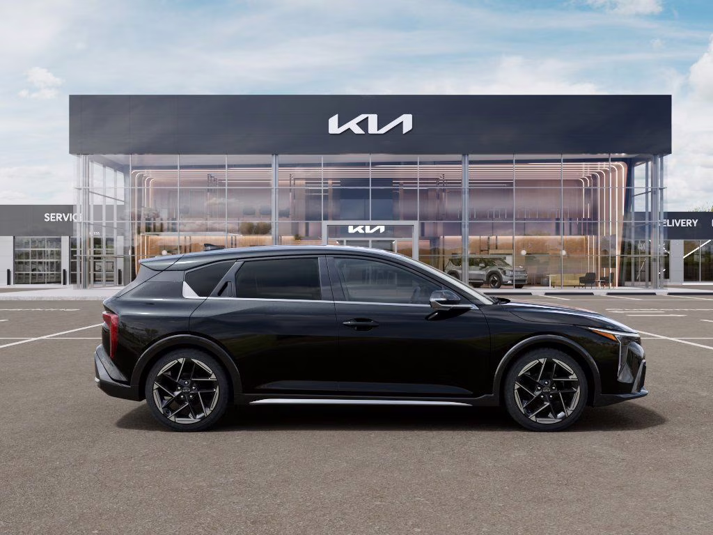 2026 Aurora Black Pearl Kia K4 GT-Line FWD Hatchback