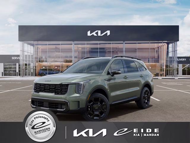 2026 Jungle Green Kia Sorento X-Line EX AWD SUV