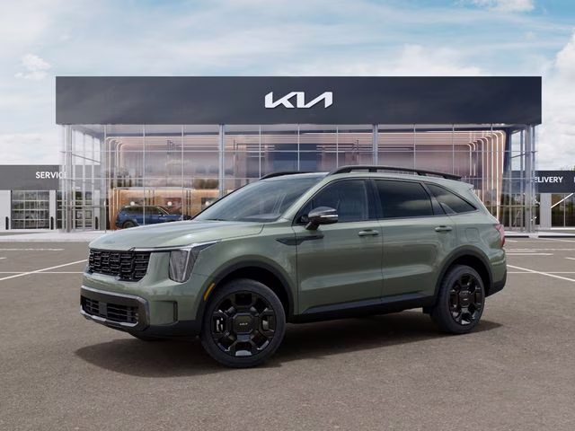 2026 Jungle Green Kia Sorento X-Line EX AWD SUV