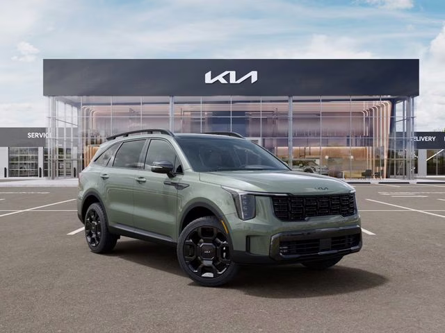 2026 Jungle Green Kia Sorento X-Line EX AWD SUV