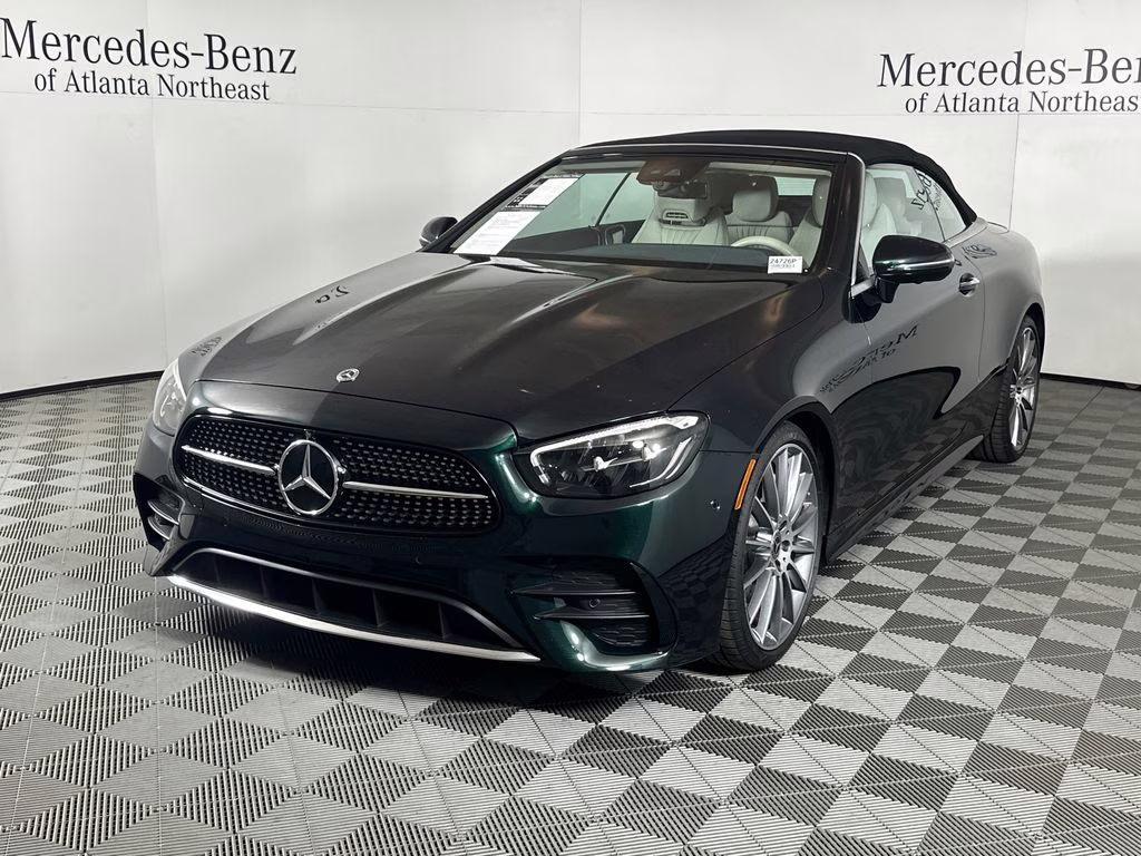 2023 Emerald Green Metallic Mercedes-Benz E-Class E 450 RWD Convertible
