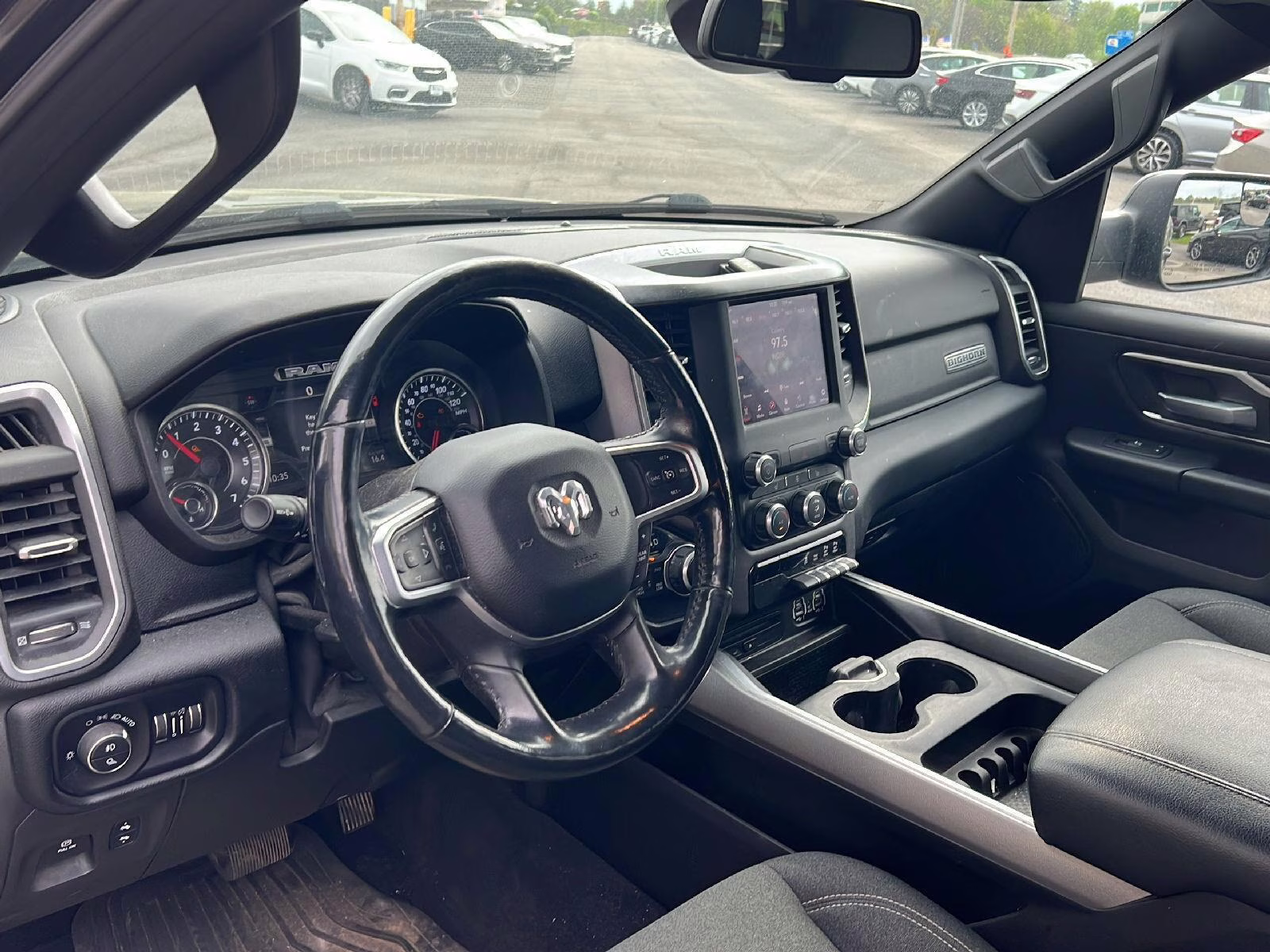 2019 Diamond Black Crystal Pearlcoat Ram 1500 Big Horn/Lone Star 4X4 Truck