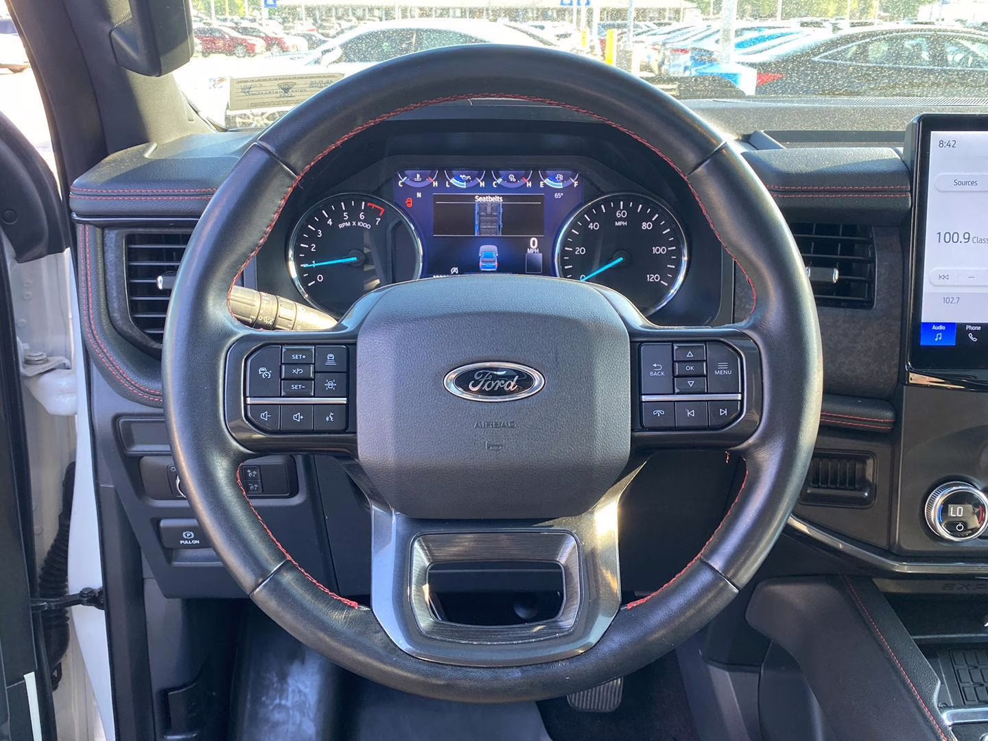 2022 Star White Metallic Tri-Coat Ford Expedition Max Limited 4X4 SUV