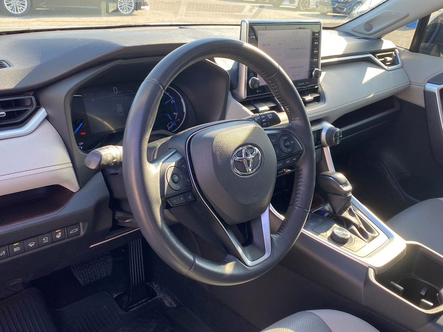 2022 Blizzard Pearl Toyota RAV4 Hybrid Limited AWD SUV